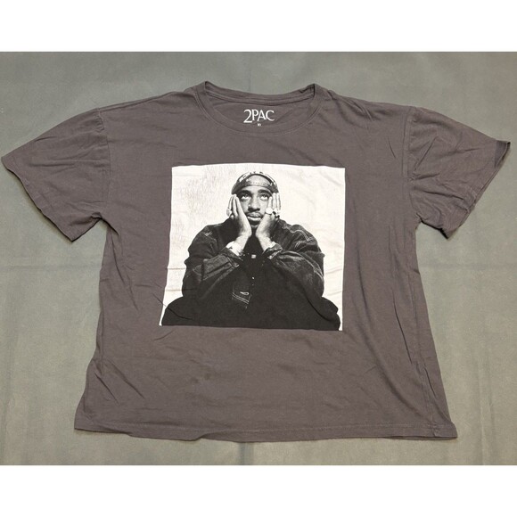2Pac T-Shirt Men's Large XL Graphic Tea Tupac Shakur 1990 Westside Rap Graphic T - Picture 1 of 7